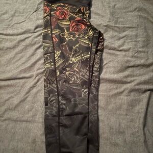 Constantly Varied Gear Black and Red Leggings